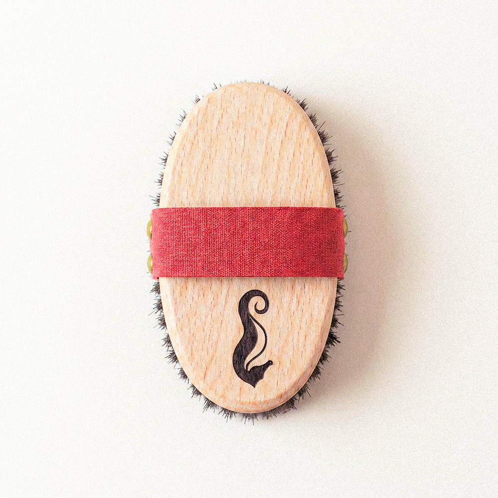 Selülit Fırçası Siyah Kıl | Kuru Fırçalama ile Lenf Drenajı