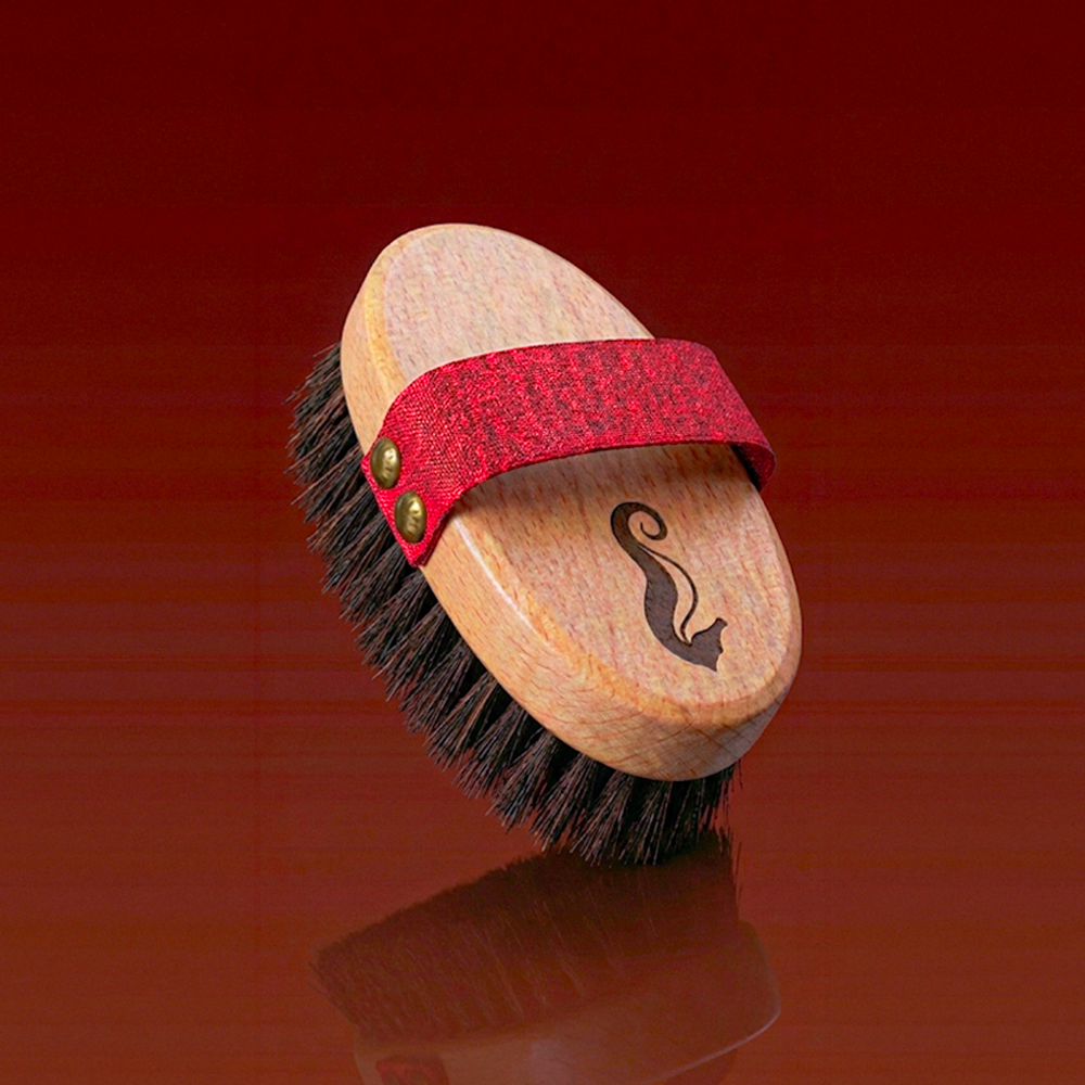 Selülit Fırçası Siyah Kıl | Kuru Fırçalama ile Lenf Drenajı